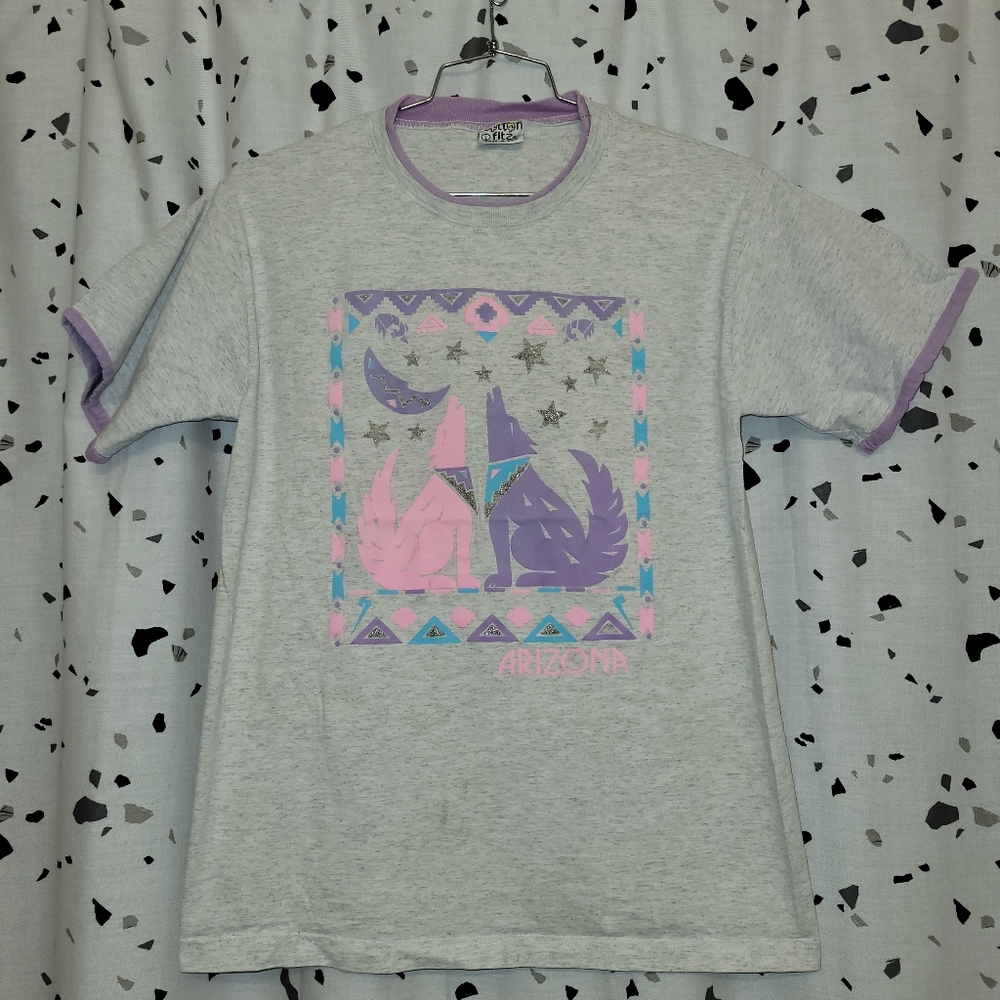 Vintage Cotton Fitz Arizona Wolf Tee